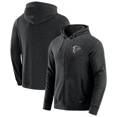 Atlanta Falcons J. Palmer Players Lounge Tri-Blend Full-Zip Hoodie - Dark Heather Gray Hoodies