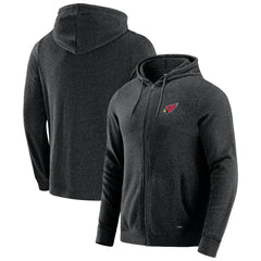 Arizona Cardinals J. Palmer Players Lounge Tri-Blend Full-Zip Hoodie - Dark Heather Gray Hoodies