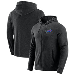 Buffalo Bills J. Palmer Players Lounge Tri-Blend Full-Zip Hoodie - Dark Heather Gray Hoodies