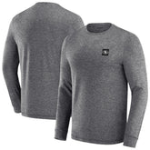 San Francisco 49ers J. Palmer Four Down Long Sleeve T-Shirt - Heather Black T-shirts
