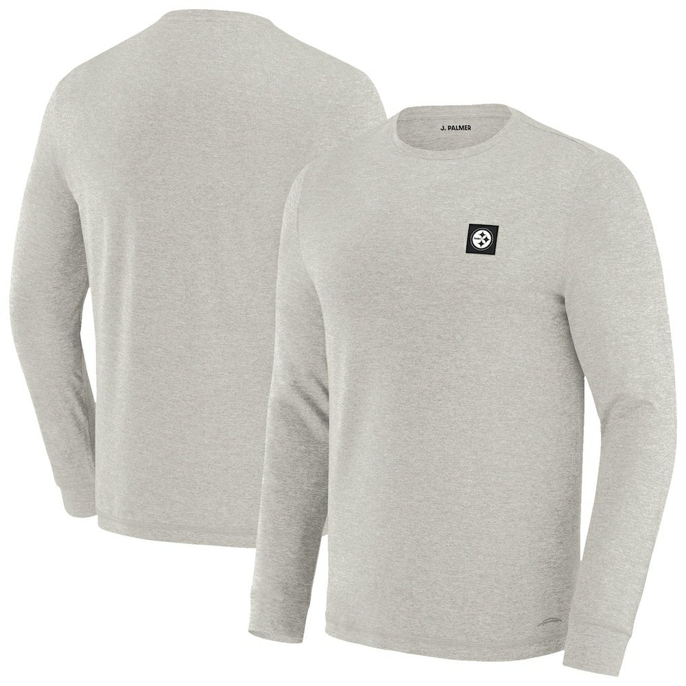 Pittsburgh Steelers J. Palmer Four Down Long Sleeve T-Shirt - Gray T-shirts