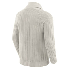 Kansas City Chiefs J. Palmer The Playmaker Cardigan Raglan Sweater - Gray
