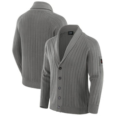 Buffalo Bills J. Palmer The Playmaker Cardigan Raglan Sweater - Graphite