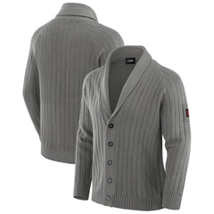 New York Giants J. Palmer The Playmaker Cardigan Raglan Sweater - Graphite