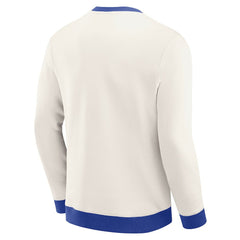 Los Angeles Rams Darius Rucker Collection Colorblock Pullover Sweatshirt - Cream Pullover