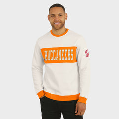 Tampa Bay Buccaneers Darius Rucker Collection Colorblock Pullover Sweatshirt - Cream Pullover