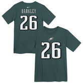 Saquon Barkley Philadelphia Eagles Preschool Player Name & Number T-Shirt - Midnight Green T-shirts