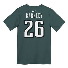 Saquon Barkley Philadelphia Eagles Preschool Player Name & Number T-Shirt - Midnight Green T-shirts