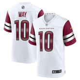 Tress Way Washington Commanders Game Jersey - White Jerseys