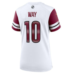 Tress Way Washington Commanders Women's Game Jersey - White Jerseys