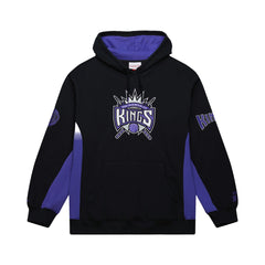 Sacramento Kings Hardwood Classics Team Origins Fleece Pullover Hoodie Black - Mitchell & Ness