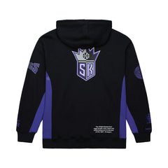 Sacramento Kings Hardwood Classics Team Origins Fleece Pullover Hoodie Black - Mitchell & Ness