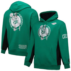 Boston Celtics Hardwood Classics Team Origins Fleece Pullover Hoodie Kelly Green - Mitchell & Ness outlet