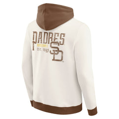 San Diego Padres Darius Rucker Collection by Fanatics Men's Polar Fleece Full-Zip Hoodie - Cream Hoodies