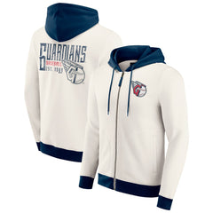 Cleveland Guardians Darius Rucker Collection by Fanatics Men's Polar Fleece Full-Zip Hoodie - Cream Hoodies