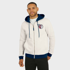 Cleveland Guardians Darius Rucker Collection by Fanatics Men's Polar Fleece Full-Zip Hoodie - Cream Hoodies