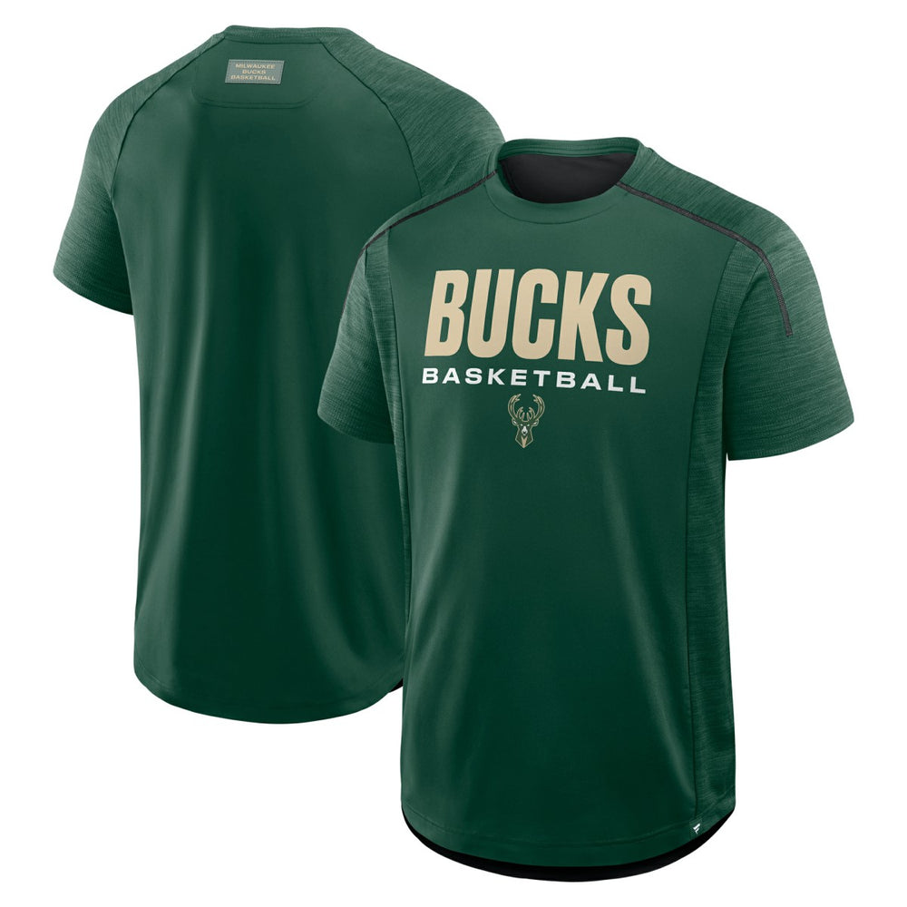 Milwaukee Bucks Inbound Pass Play Practice T-Shirt Hunter Green - Fanatics