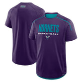 Charlotte Hornets Inbound Pass Play Practice T-Shirt Purple - Fanatics