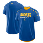 Golden State Warriors Inbound Pass Play Practice T-Shirt Royal - Fanatics