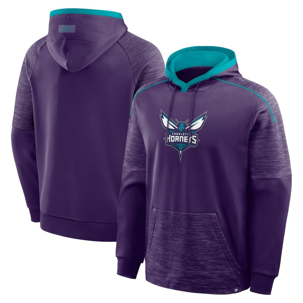 Charlotte Hornets Pick & Roll Defender Pullover Hoodie Purple - Fanatics