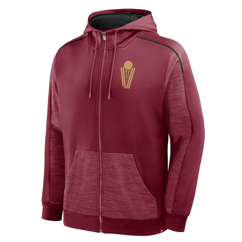 Cleveland Cavaliers Back Door Cut Play Defender Full-Zip Hoodie Wine - Fanatics outlet
