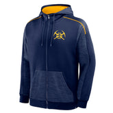 Denver Nuggets Back Door Cut Play Defender Full-Zip Hoodie Navy - Fanatics