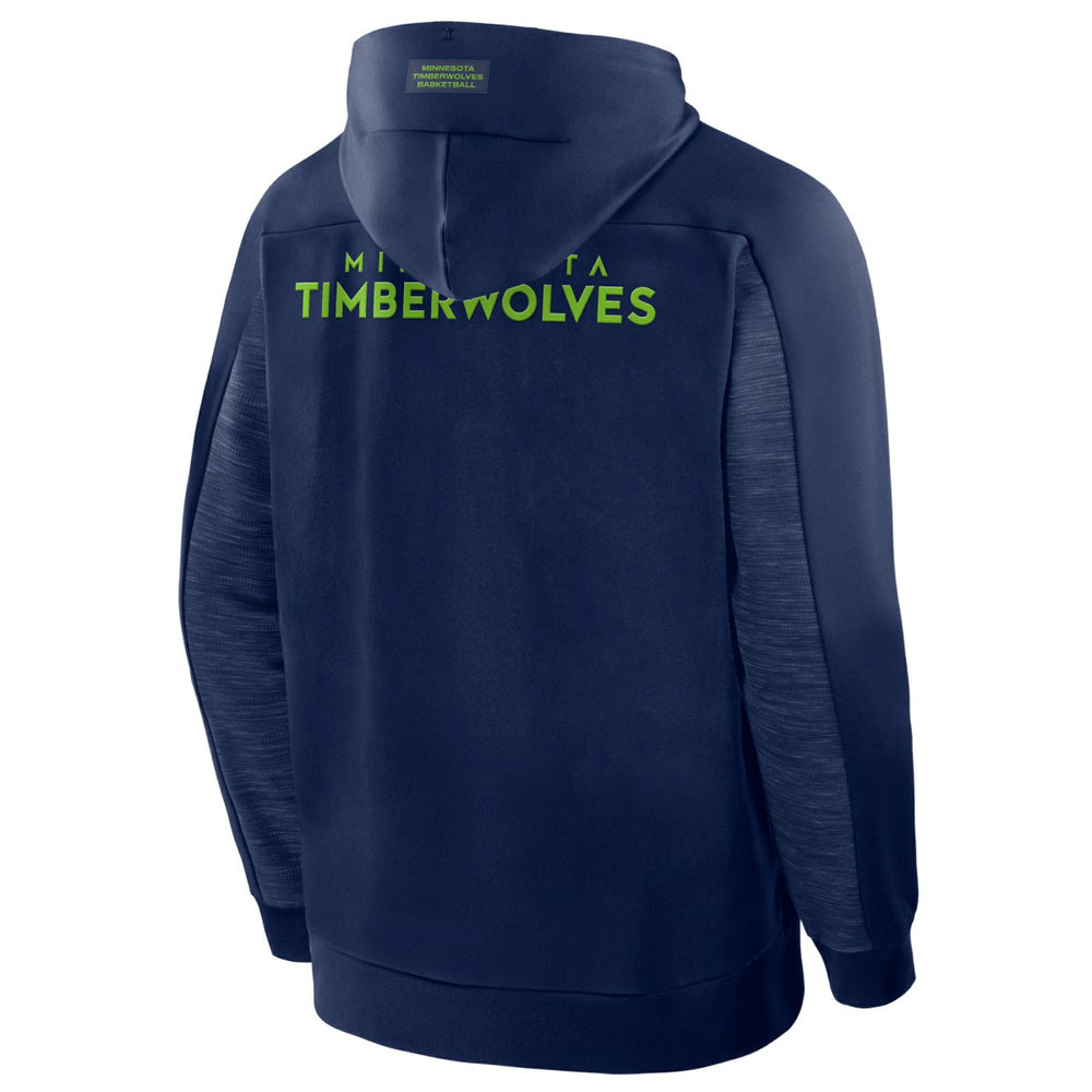 Minnesota Timberwolves Back Door Cut Play Defender Full-Zip Hoodie Navy - Fanatics