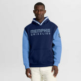 Memphis Grizzlies Half Court Shot Clock Fastbreak Hoodie Navy/Blue - Fanatics