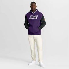 Phoenix Suns Half Court Shot Clock Fastbreak Hoodie Purple/Black - Fanatics