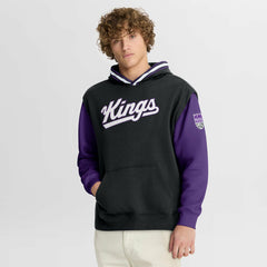 Sacramento Kings Half Court Shot Clock Fastbreak Hoodie Black/Purple - Fanatics