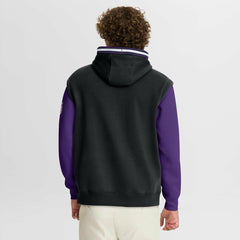 Sacramento Kings Half Court Shot Clock Fastbreak Hoodie Black/Purple - Fanatics