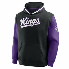 Sacramento Kings Half Court Shot Clock Fastbreak Hoodie Black/Purple - Fanatics
