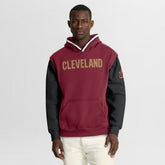 Cleveland Cavaliers Half Court Shot Clock Fastbreak Hoodie Wine/Black - Fanatics