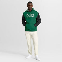 Boston Celtics Half Court Shot Clock Fastbreak Hoodie Kelly Green/Black - Fanatics