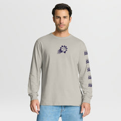 Phoenix Suns Crossover Collection Ball Screen Action Premium Long Sleeve T-Shirt Cream - Fanatics