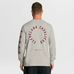Cleveland Cavaliers Crossover Collection Ball Screen Action Premium Long Sleeve T-Shirt Cream - Fanatics outlet