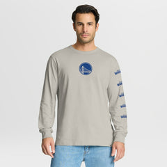 Golden State Warriors Crossover Collection Ball Screen Action Premium Long Sleeve T-Shirt Cream - Fanatics