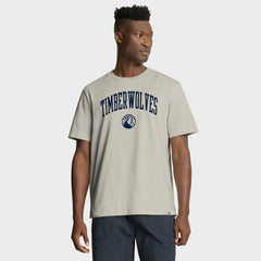 Minnesota Timberwolves Crossover Collection Pull Up Jumper Shot Premium T-Shirt Cream - Fanatics