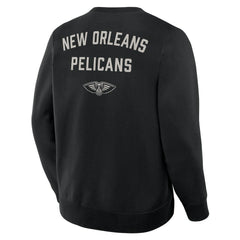 New Orleans Pelicans Crossover Collection Defensive Rotation Drill Premium Pullover Sweatshirt Black - Fanatics