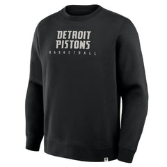 Detroit Pistons Crossover Collection Defensive Rotation Drill Premium Pullover Sweatshirt Black - Fanatics