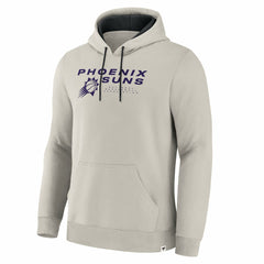 Phoenix Suns Crossover Collection Blocked Shot Premium Pullover Hoodie Off White - Fanatics