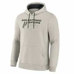 San Antonio Spurs Crossover Collection Blocked Shot Premium Pullover Hoodie Off White - Fanatics