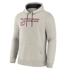 Cleveland Cavaliers Crossover Collection Blocked Shot Premium Pullover Hoodie Off White - Fanatics