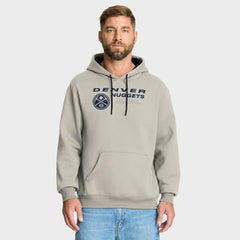 Denver Nuggets Crossover Collection Blocked Shot Premium Pullover Hoodie Off White - Fanatics