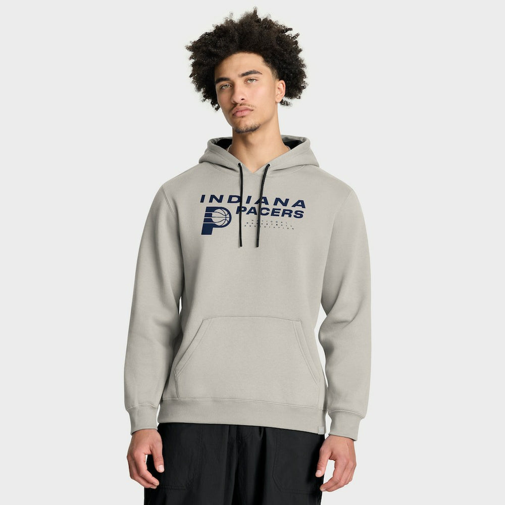 Indiana Pacers Crossover Collection Blocked Shot Premium Pullover Hoodie Off White - Fanatics