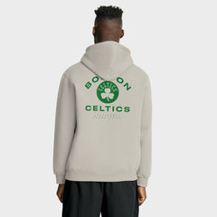 Boston Celtics Crossover Collection Blocked Shot Premium Pullover Hoodie Off White - Fanatics