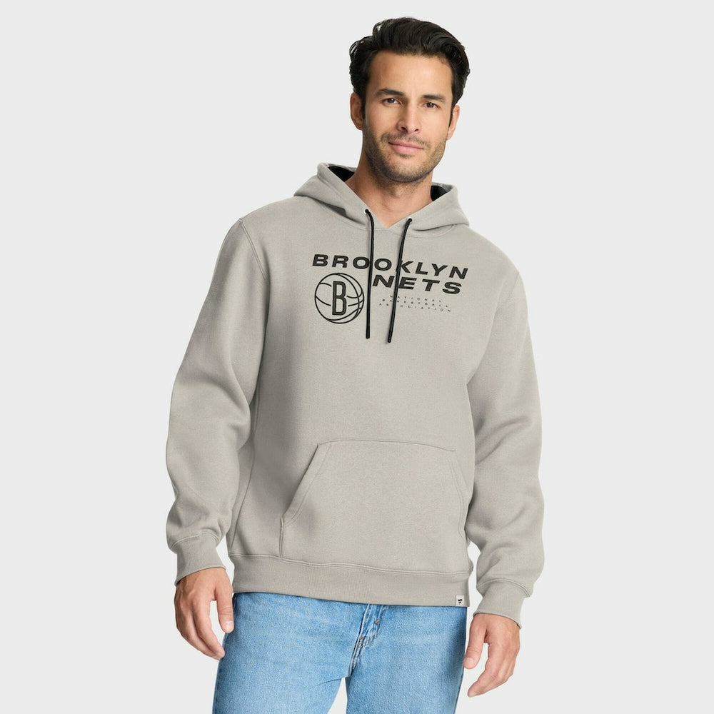 Brooklyn Nets Crossover Collection Blocked Shot Premium Pullover Hoodie Off White - Fanatics outlet
