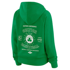 Boston Celtics WEAR by Erin Andrews Women's Vintage Full-Zip Raglan Hoodie Green