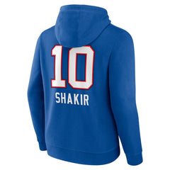 Khalil Shakir Buffalo Bills Team Wordmark Name & Number Pullover Hoodie - Royal Hoodies