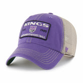 Sacramento Kings '47 Wabash Patch Clean Up Adjustable Hat Purple/Tan - 47 brand